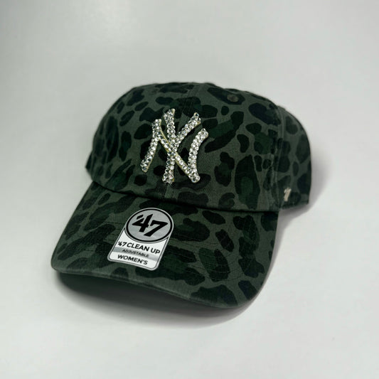 Rhinestoned New York Yankees Clean Up Hat