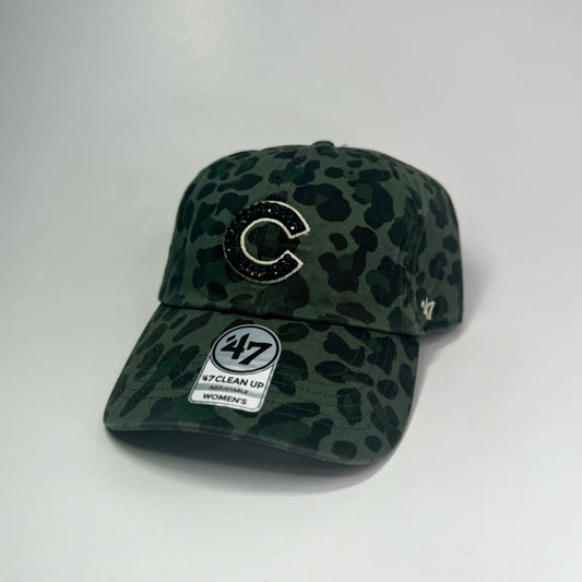 Rhinestoned Chicago Cubs Clean Up Hat