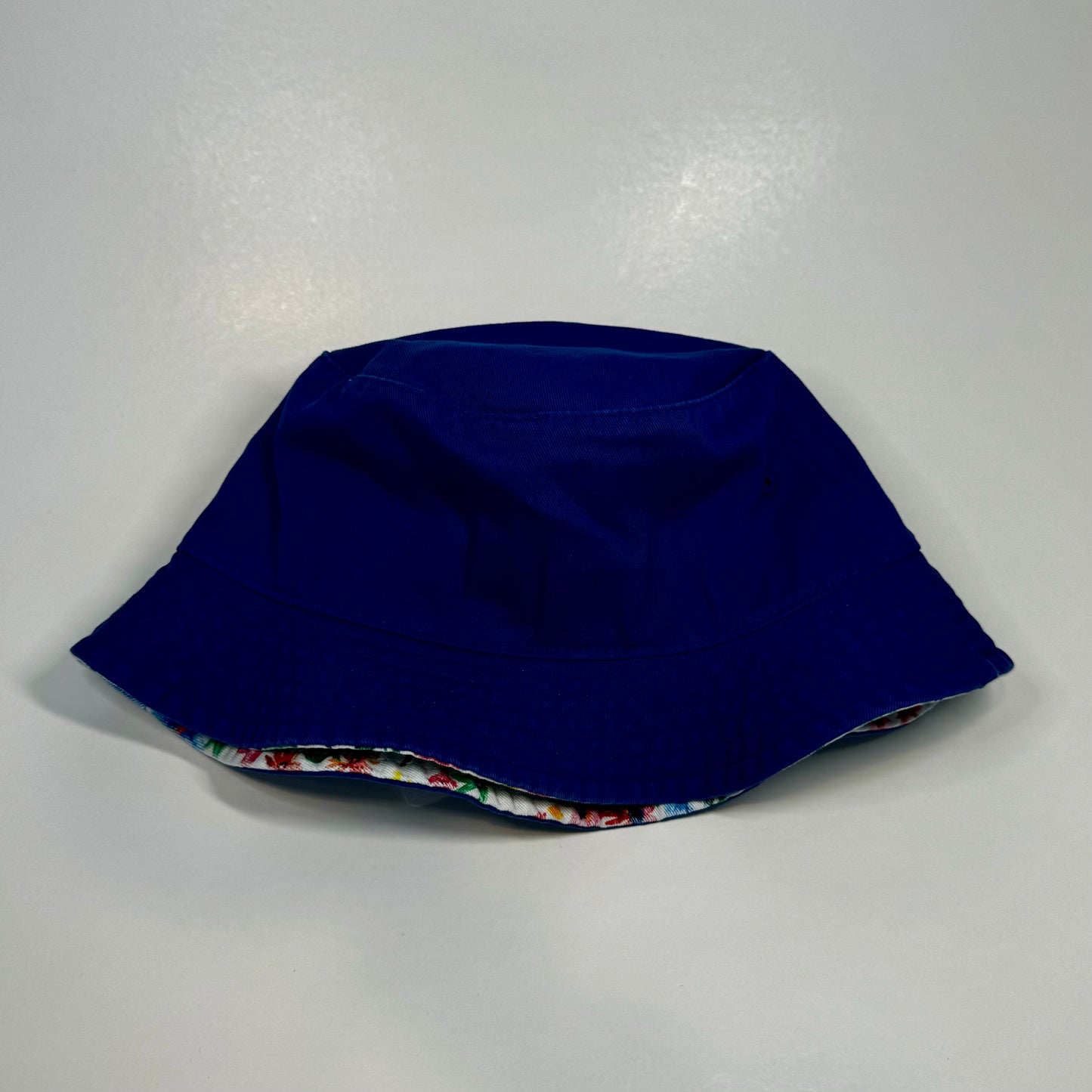 Back View of Rhinestoned Los Angeles Dodger 47 brand bucket hat in royal blue.